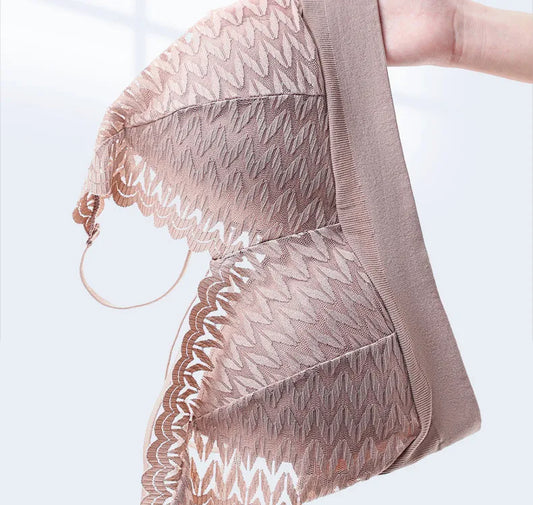 Stylish Lace V-Neck Bralette Seamless stretchable fit Fancy Backless Bra for Girls & Women