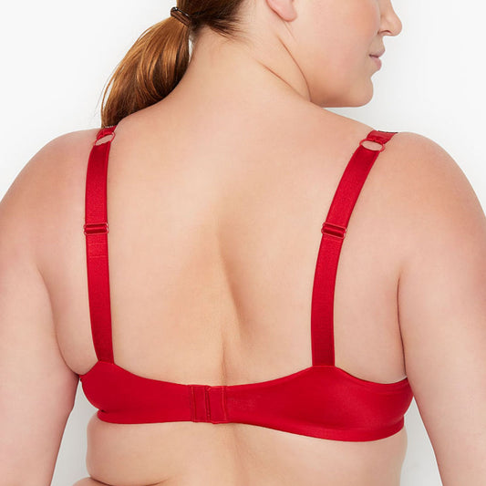 Victoria Secret Molded Cups with Rhinestone Straps Padded pushup Bra Set (1x Bra & 1x Panty)