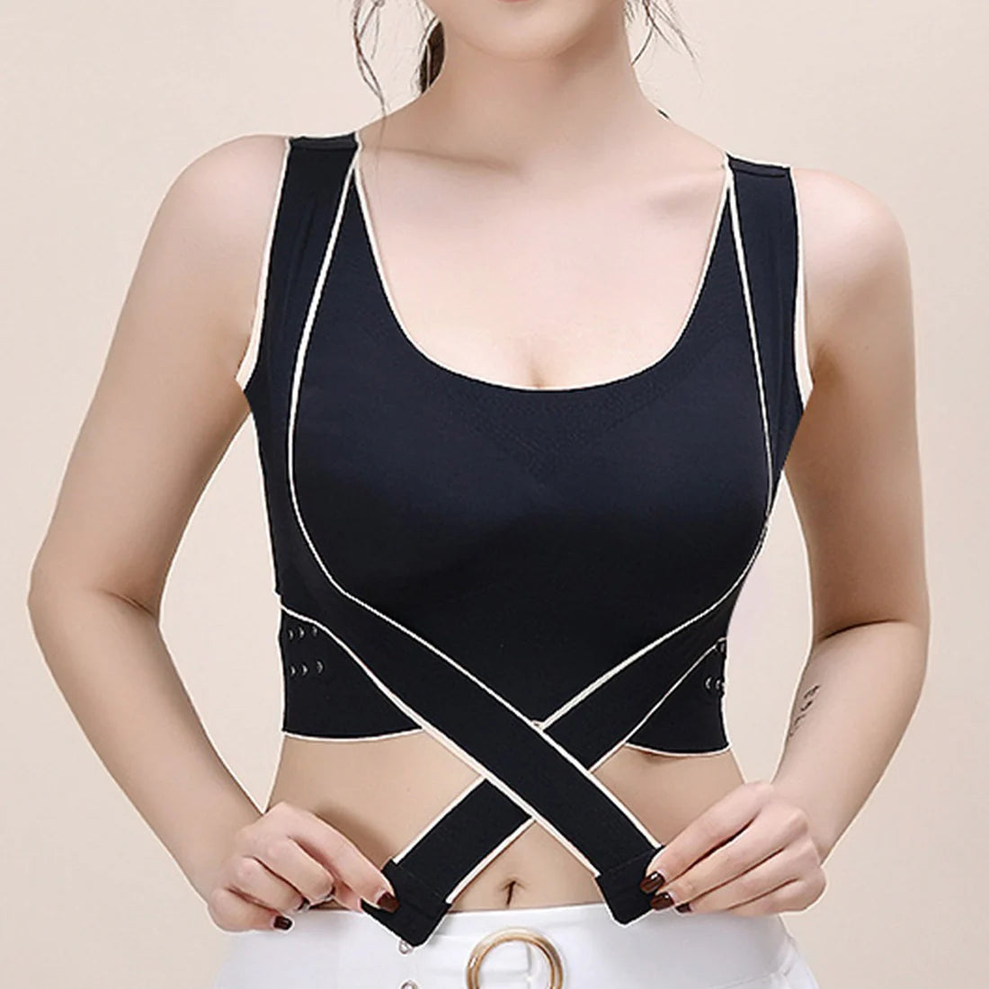 Posture Corrector Cross Front-Closure Women Bra Soft and smooth for Girls & Women